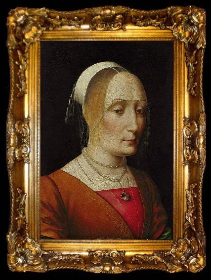 framed  Domenico Ghirlandaio Portrait of a Lady, ta009-2